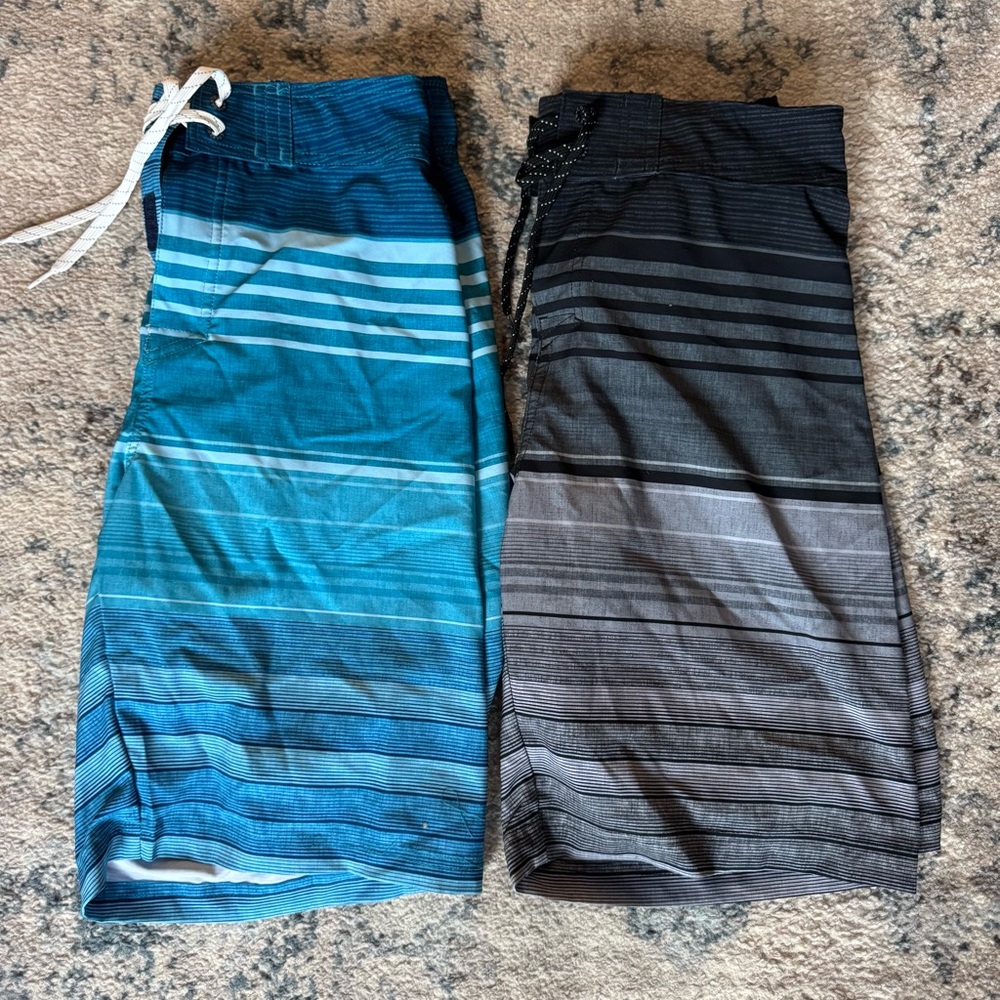 Set of TWO Men’s Swim Trunks Medium